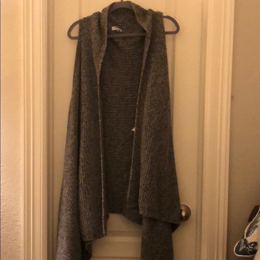 Old navy long gray sweater vest